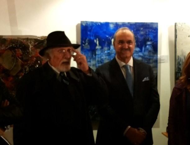 Palumbi con l'Ambasciatore iracheno